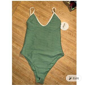 Jmp the Label Zion Corset Binding Scoop One Piece Swimsuit